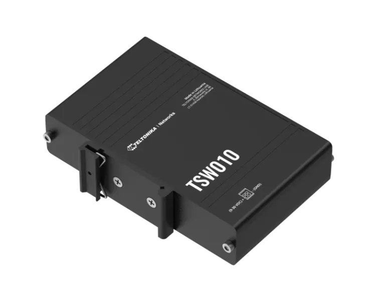 Teltonika TSW010 з монтажем на DIN-рейку Комутатор 5 портів некерований