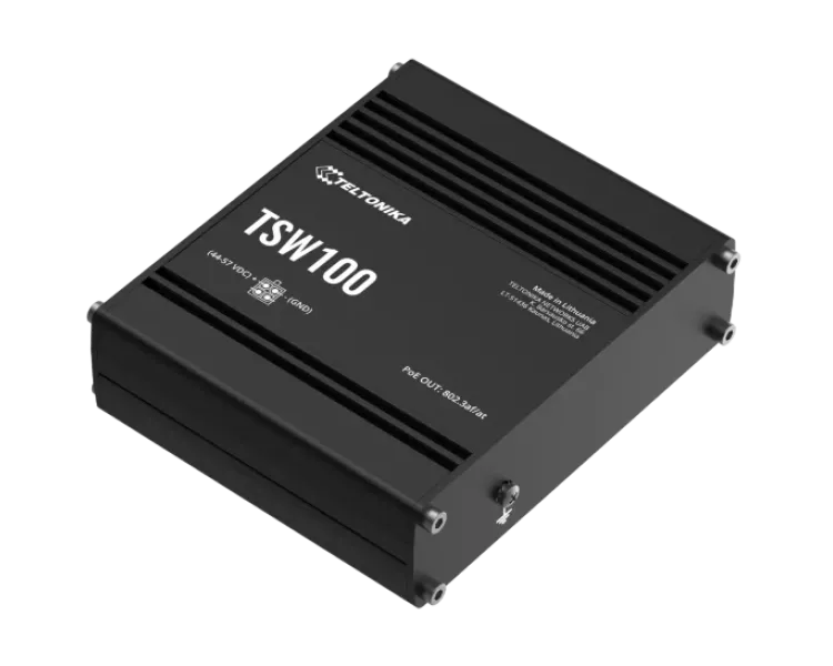Teltonika TSW100 POE+ Комутатор 5 портів некерований