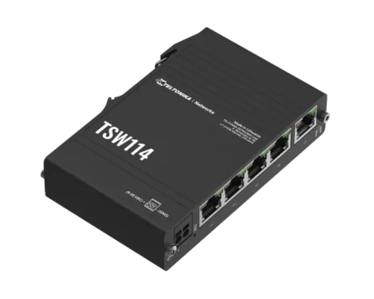 Teltonika TSW114 Комутатор 4 порти некерований