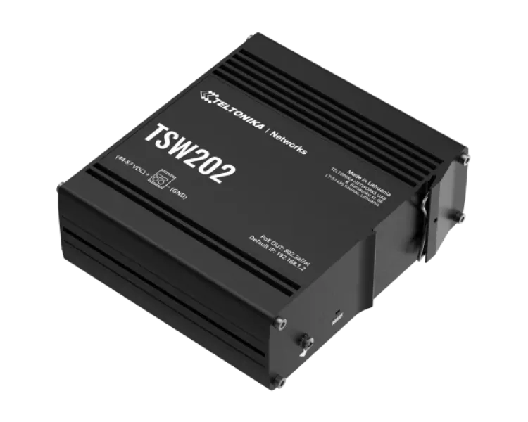 Teltonika TSW202 PoE+ Комутатор 8 портів керований
