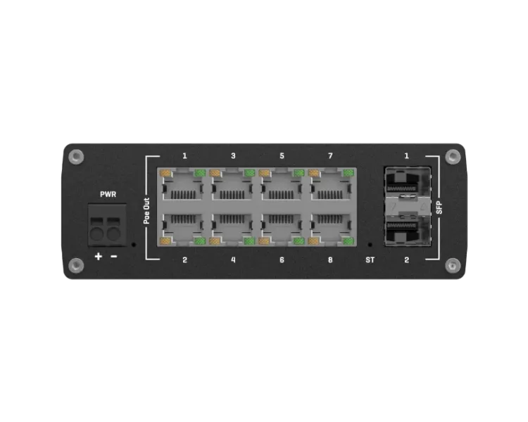 Teltonika TSW202 PoE+ Комутатор 8 портів керований