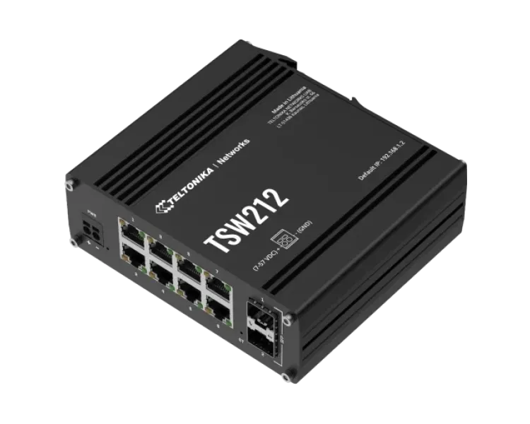 Teltonika TSW212 Комутатор 8 портів керований