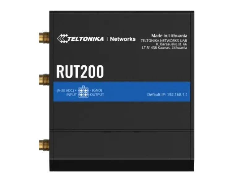Teltonika RUT200 з 4G LTE, Wi-Fi Промисловий стільниковий маршрутизатор
