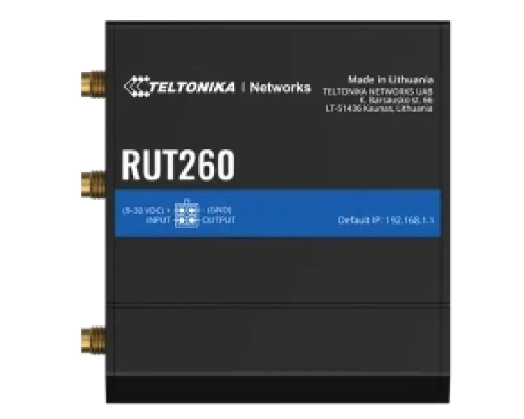 Teltonika RUT260 з 4G LTE, Wi-Fi Промисловий стільниковий маршрутизатор