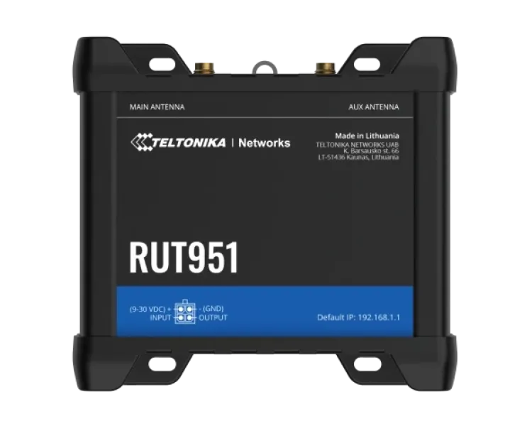 Teltonika RUT951 з 4G LTE, Wi-Fi Промисловий стільниковий маршрутизатор