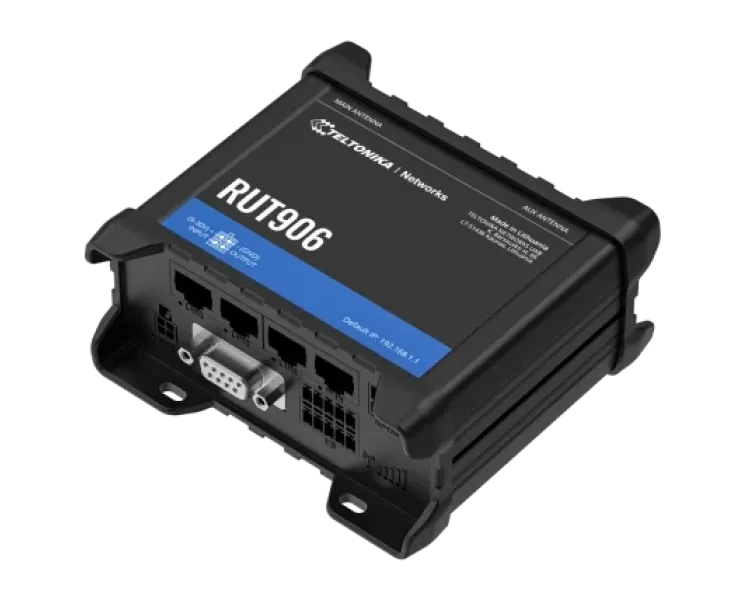 Teltonika RUT906 з 4G LTE, Wi-Fi, RS-232, RS-485 Промисловий стільниковий маршрутизатор