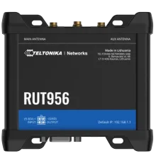 Teltonika RUT956 з 4G LTE, Wi-Fi, RS-232, RS-485 Промисловий стільниковий маршрутизатор