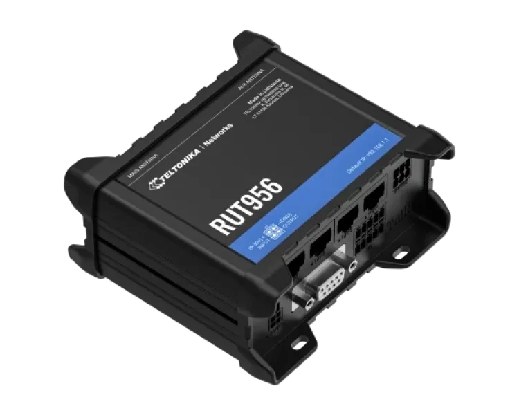 Teltonika RUT956 з 4G LTE, Wi-Fi, RS-232, RS-485 Промисловий стільниковий маршрутизатор
