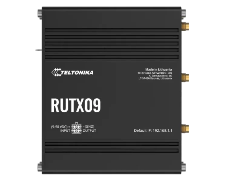 Teltonika RUTX09 IoT з 4G LTE, Wi-Fi Промисловий стільниковий маршрутизатор