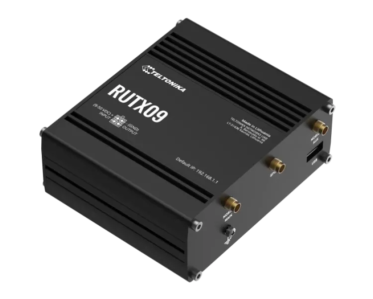Teltonika RUTX09 IoT з 4G LTE, Wi-Fi Промисловий стільниковий маршрутизатор