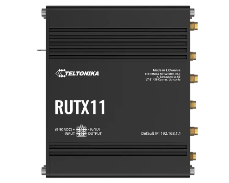Teltonika RUTX11 Промисловий стільниковий маршрутизатор