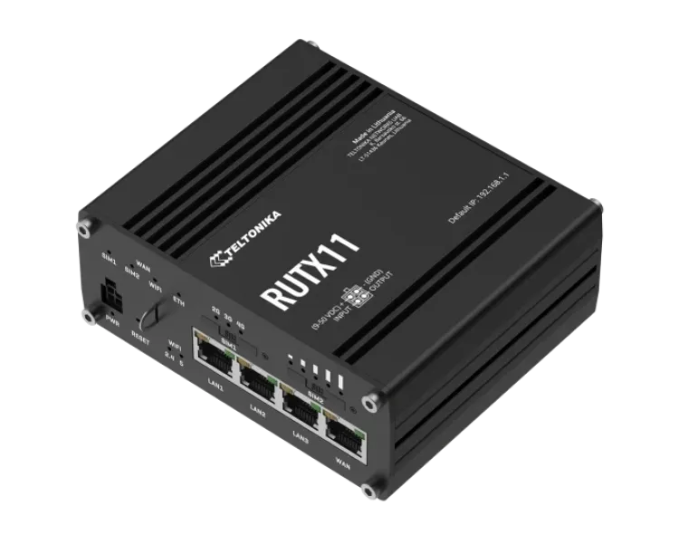Teltonika RUTX11 Промисловий стільниковий маршрутизатор