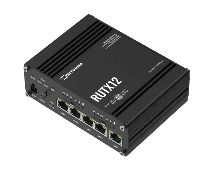 Teltonika RUTX12 Промисловий стільниковий маршрутизатор