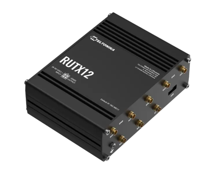 Teltonika RUTX12 Промисловий стільниковий маршрутизатор