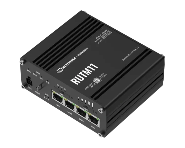 Teltonika RUTM11 Wi-Fi 5 Промисловий маршрутизатор