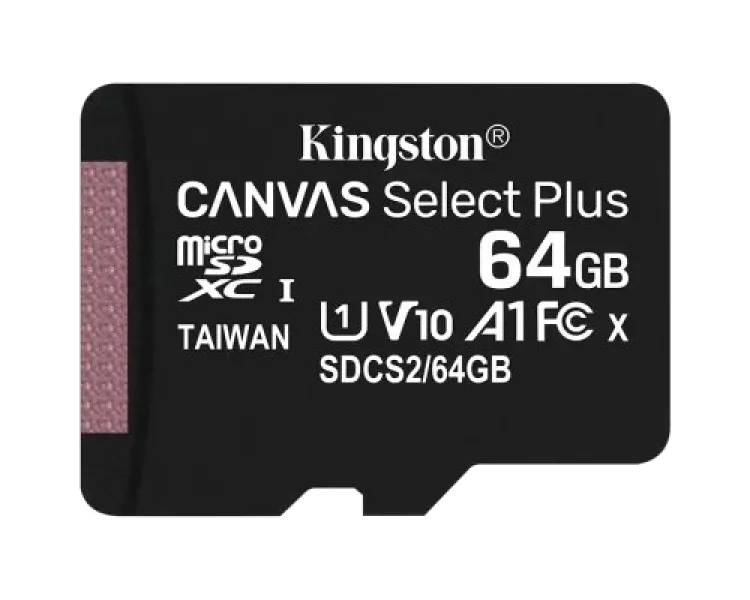 Kingston microSDXC 64GB (SDCS2/64GBSP) Карта пам'яті