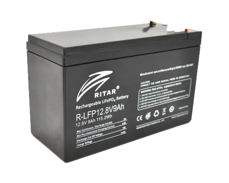 Ritar LiFePO4 12.8В 9А•г Літієва акумуляторна батарея