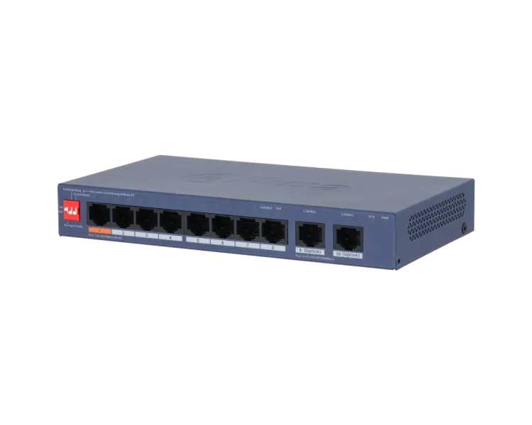 Dahua DH-CS4010-8ET2GT-60 Комутатор 8 портів керований