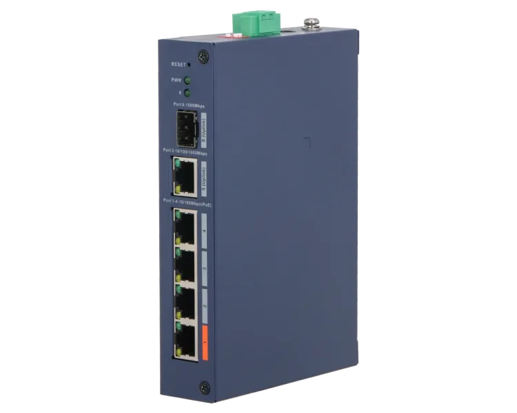 Dahua DH-CHS4106-4ET-60 PoE Комутатор 4 порти керований
