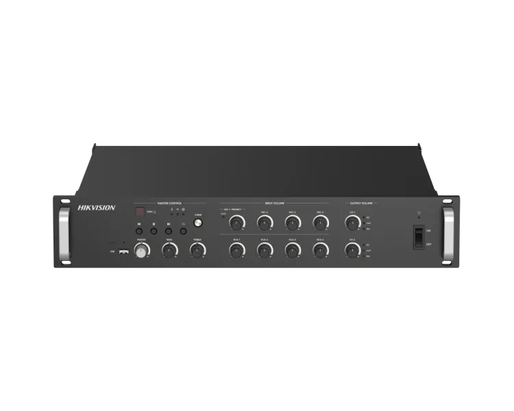 DS-QAZ1A500G1-VB4 500 Вт на 2 зони Мережевий підсилювач Hikvision