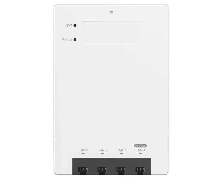 Ruijie Reyee RG-RAP72-Wall Wi-Fi 7 внутрішня дводіапазонна Точка доступу