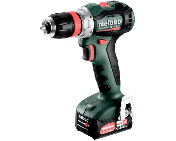 Metabo PowerMaxx BS 12 BL Q 12V 2x2Ah Li-Power (601045500) Акумуляторний безщітковий дриль-шуруповерт