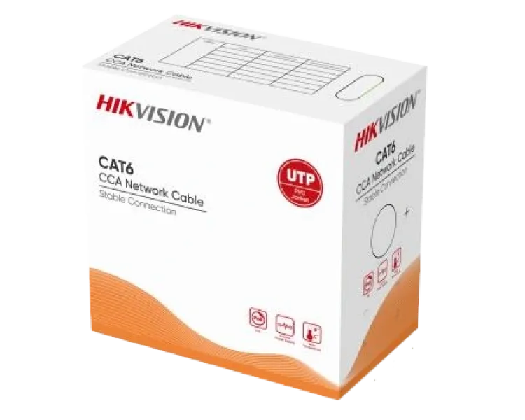 DS-1LN6UU/CCA CAT6 U/UTP grey (305м) Кабель Hikvision
