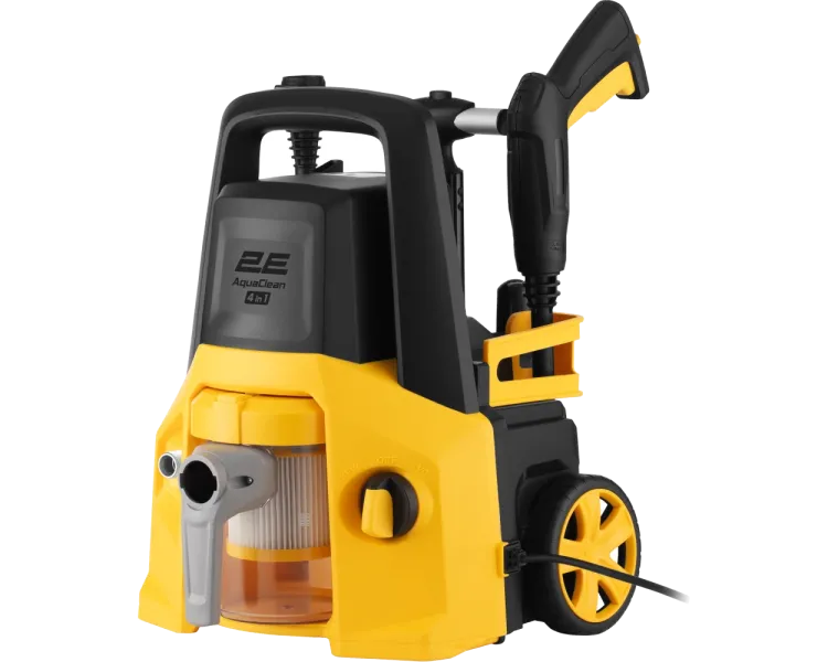 2E AquaClean 4в1 1600Вт 130бар 480л/год шланг 8м 11кг Мінімийка високого тиску