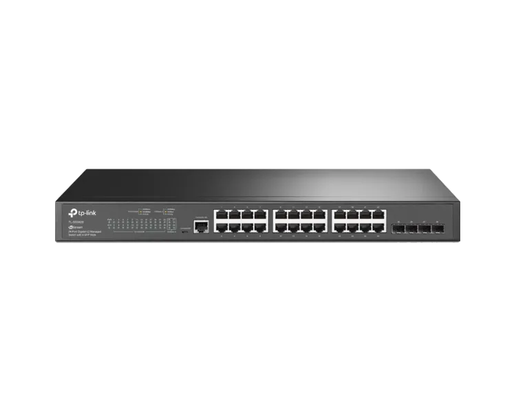 TP-Link TL-SG3428X-UPS Комутатор 24 порти керований