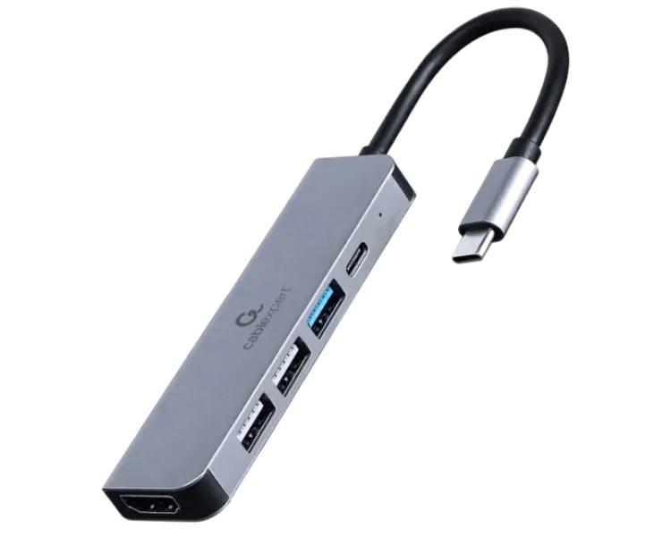 Cablexpert A-CM-COMBO5-03 USB-C 5-в-1 Док станція