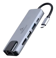 Cablexpert A-CM-COMBO5-04 USB-C 5-в-1 Док станція