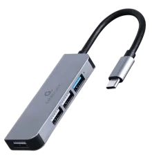Cablexpert UHB-CM-U3P1U2P3-01USB-С 1 х USB 3.1 Gen1 (5 Gbps), 3 х USB 2.0 USB-концентратор