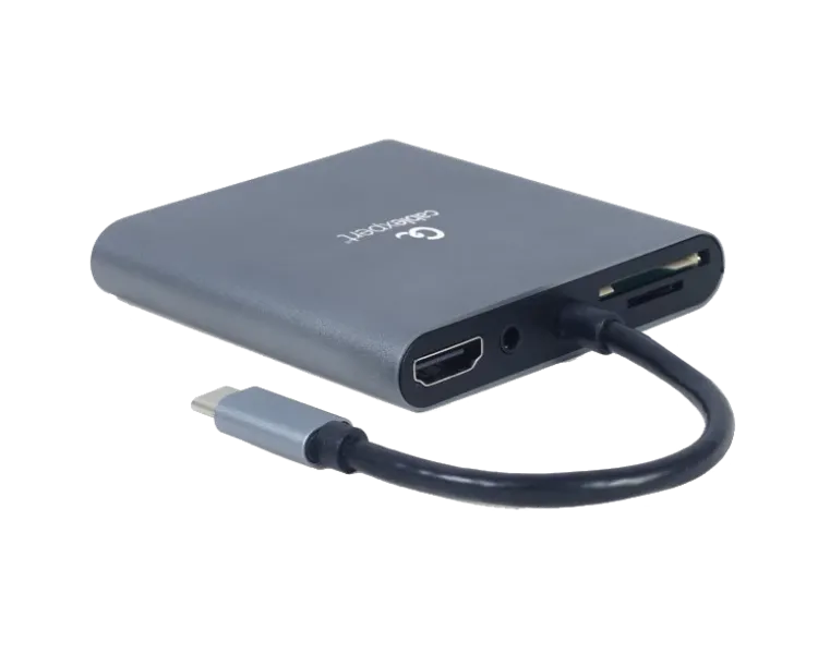 Cablexpert A-CM-COMBO6-01 USB-C 6-в-1 Док станція