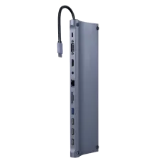 Cablexpert A-CM-COMBO11-01 USB-C 11-в-1 Док станція