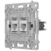 Ajax OutletCore (LAN) vertical white Механізм інтернет розетки