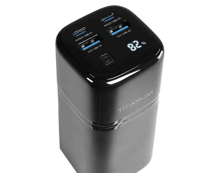 Videx TITANUM WP33 PD70W Black 20000mAh Повербанк