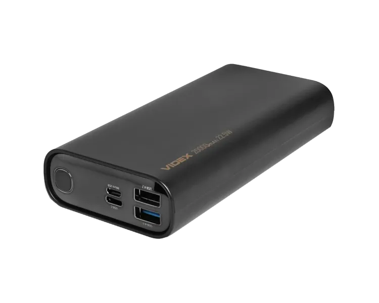 VIDEX VPB-320 22.5W Black 20000mAh Повербанк