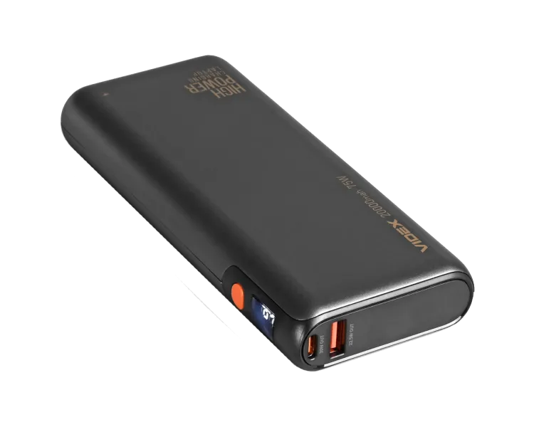 VIDEX VPB-202C 75W Black 20000mAh Повербанк