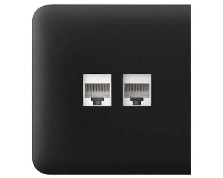 Ajax SideCover (LAN) black Фронтальна панель
