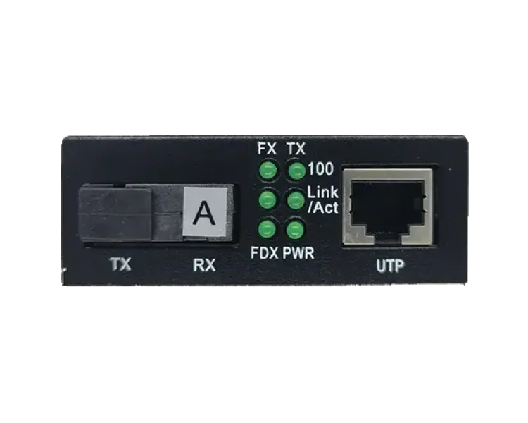 ALISTAR X3S 100M 10/100BASE-T RJ-45 - 100BASE-FX 1SM WDM SC 20KM TX1310/RX1550nm LFP Медіаконвертор