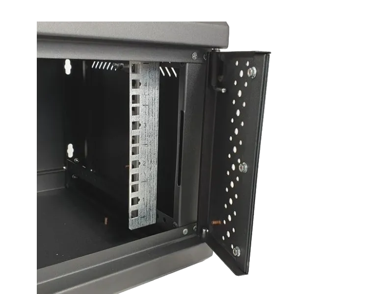 EServer 4U 600х350х284, скло, чорна Шафа