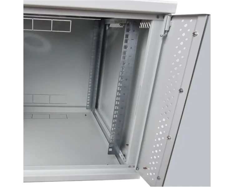 EServer 9U 600х350х503 скло, сіра Шафа