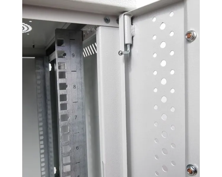 EServer 9U 600х350х503 скло, сіра Шафа