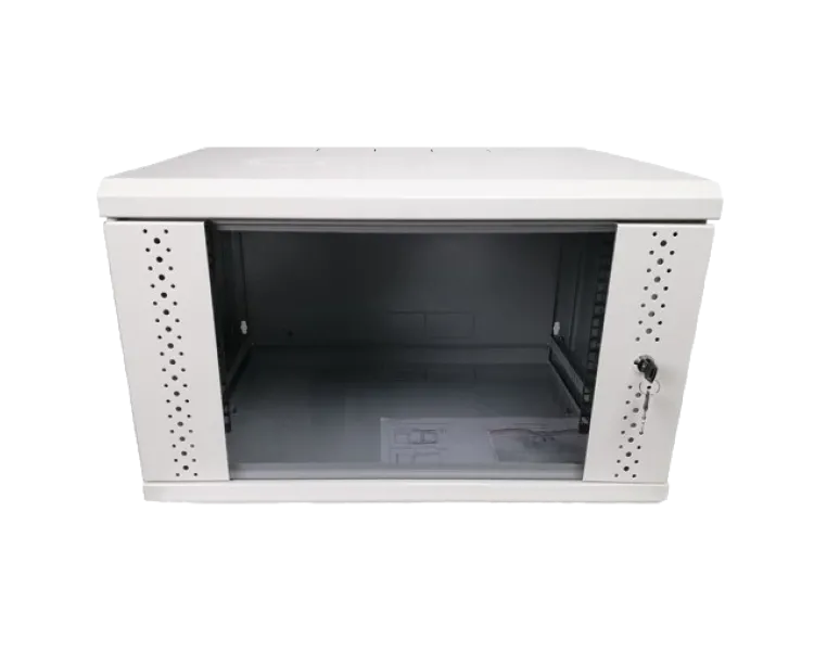 EServer 12U 600х500х637 скло, сіра Шафа