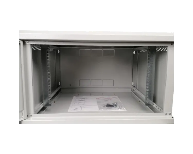 EServer 12U 600х500х637 скло, сіра Шафа