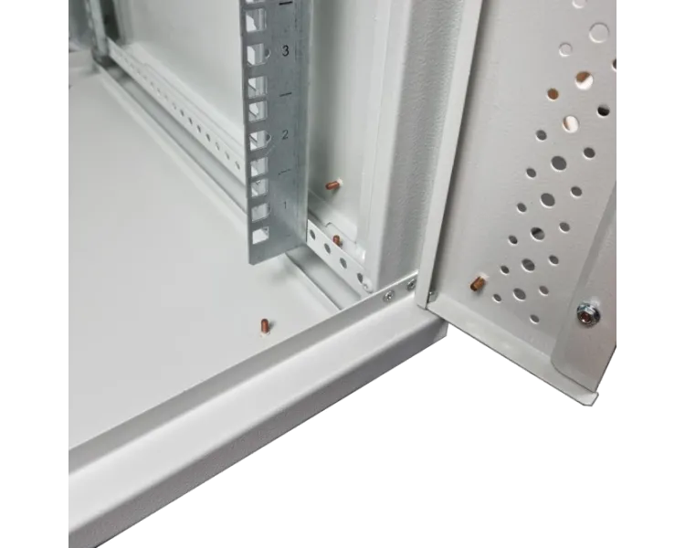 EServer 15U 600х500х773 скло, сіра Шафа