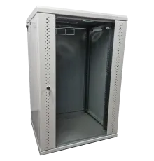 EServer 15U 600х600х773 скло, сіра Шафа