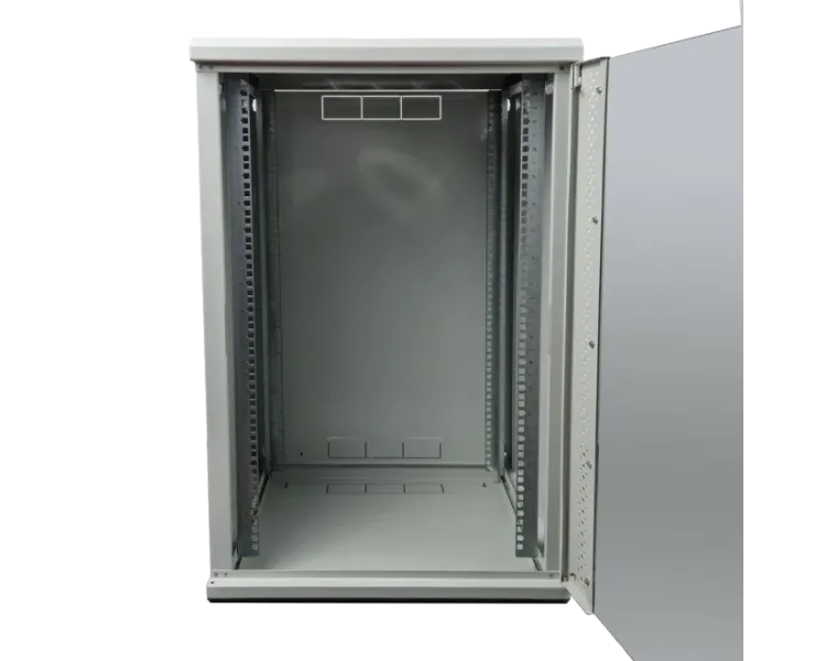 EServer 15U 600х600х773 скло, сіра Шафа
