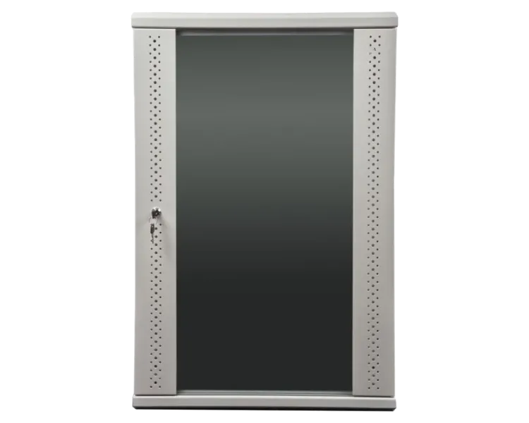 EServer 18U 600х500х907 скло, сіра Шафа