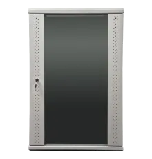 EServer 18U 600х600х907 скло, сіра Шафа